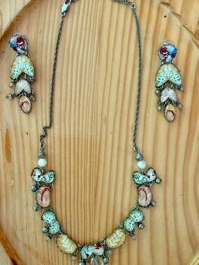 Ayala Bar Necklace and Earrings Set